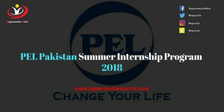 PEL Pakistan Summer Internship