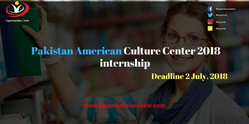 Pakistan American Culture Center 2018 internship