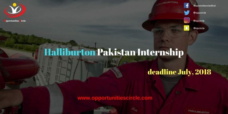 Halliburton Pakistan Internship