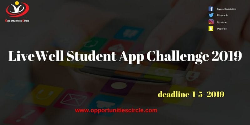 LiveWell Student App Challenge 2019