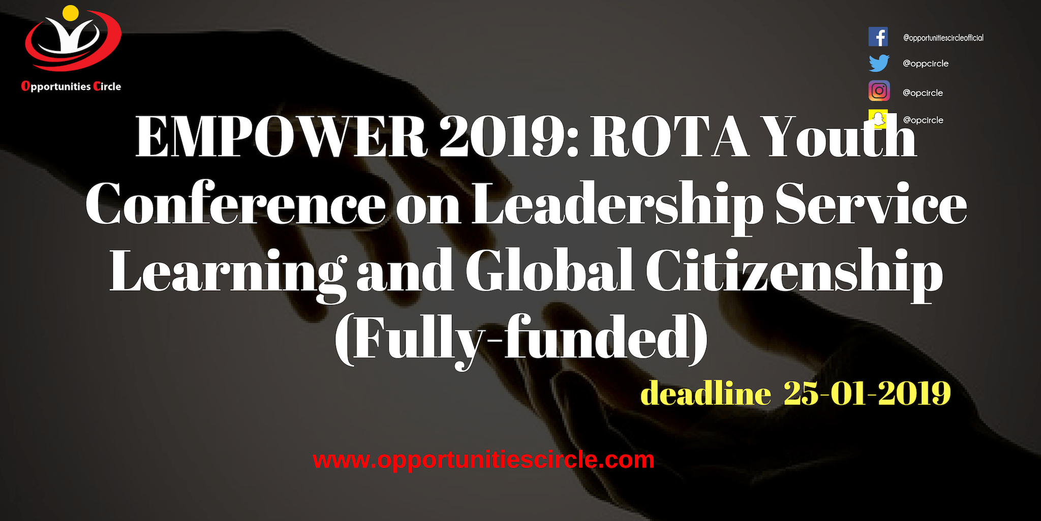 EMPOWER 2019: ROTA Youth Conference on Leadership Service Learning and Global Citizenship (Fully-funded)