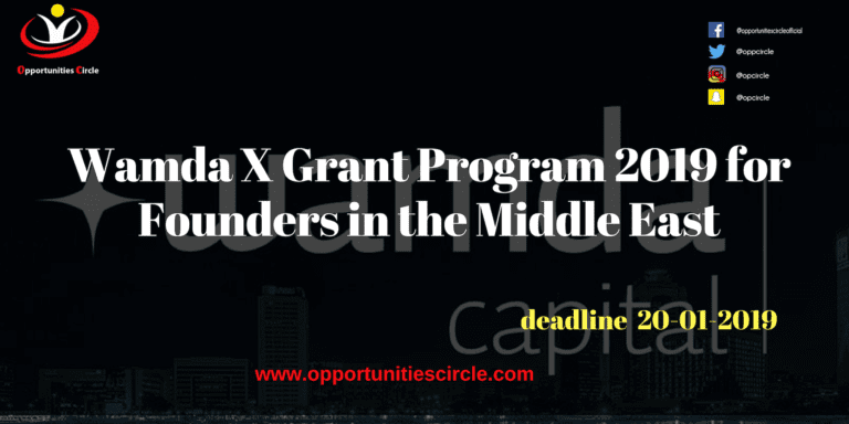 Wamda X Grant Program 2019 for Founders in the Middle East