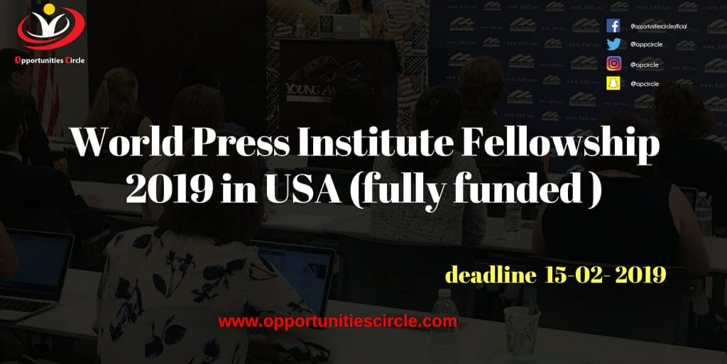 World Press Institute Fellowship 2019 in USA