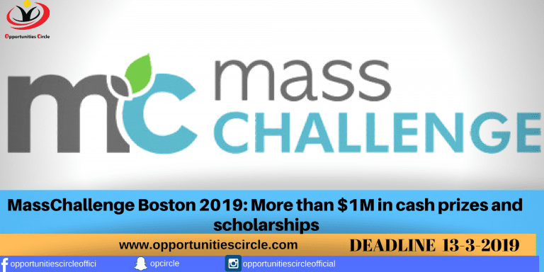 MassChallenge Boston 2019: More than $1M in cash prizes and scholarships