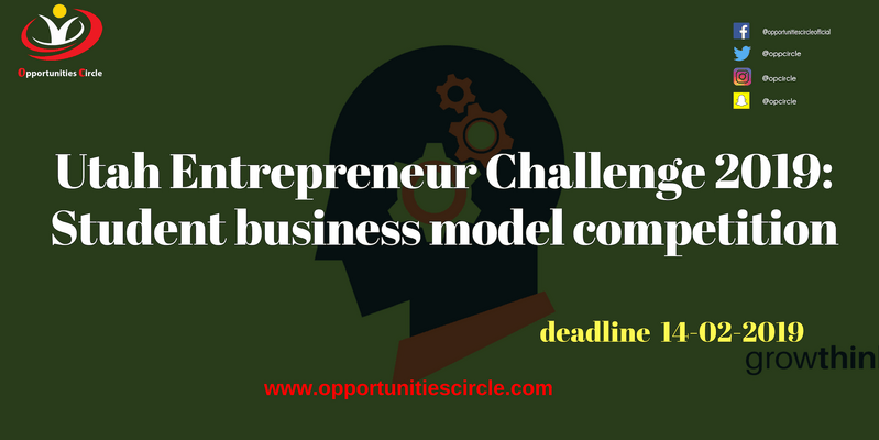 Utah Entrepreneur Challenge 2019: Student business model competition