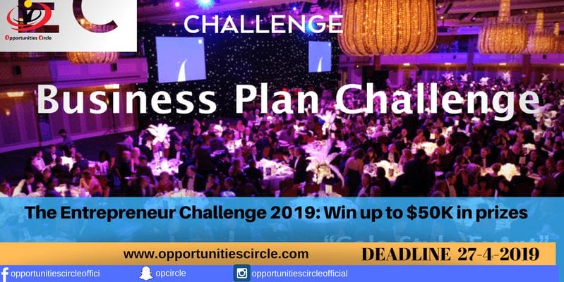  The Entrepreneur Challenge 2019: Win up to $50K in prizes