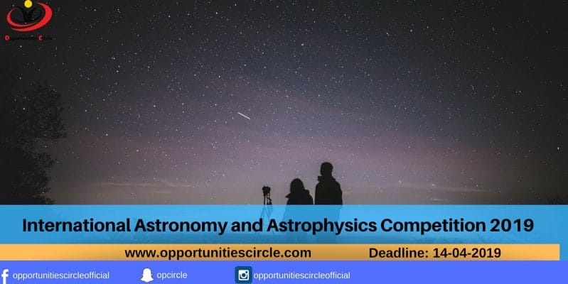 International Astronomy and Astrophysics Competition 2019