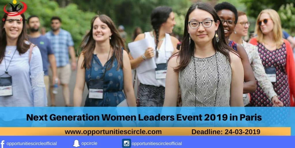 Next Generation Women Leaders Event 2019 in Paris