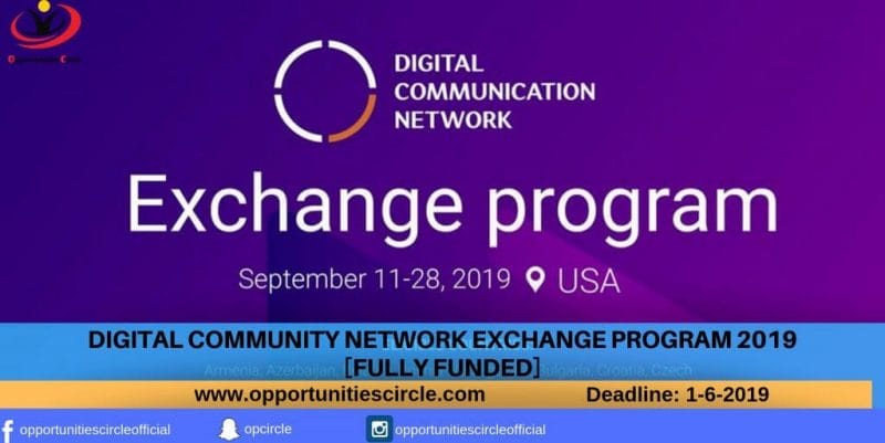 DIGITAL COMMUNITY NETWORK EXCHANGE PROGRAM 2019 [FULLY FUNDED]
