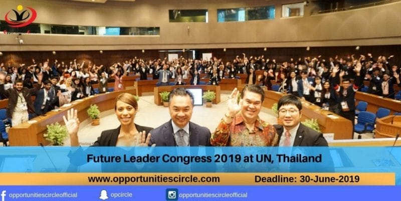 Future Leader Congress 2019 at UN, Thailand