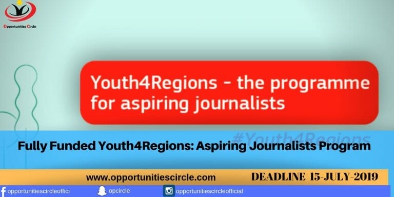 Fully Funded Youth4Regions_ Aspiring Journalists Program