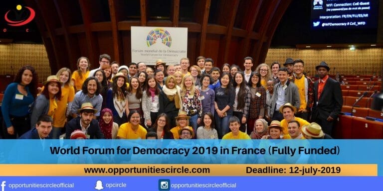 World Forum for Democracy 2019 in France