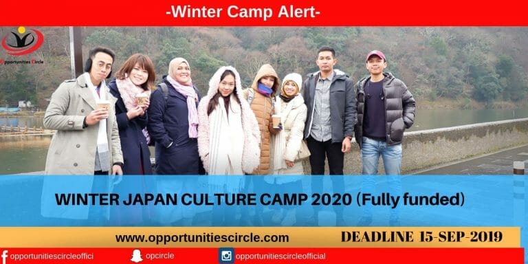 WINTER JAPAN CULTURE CAMP 2020 (Fully funded)