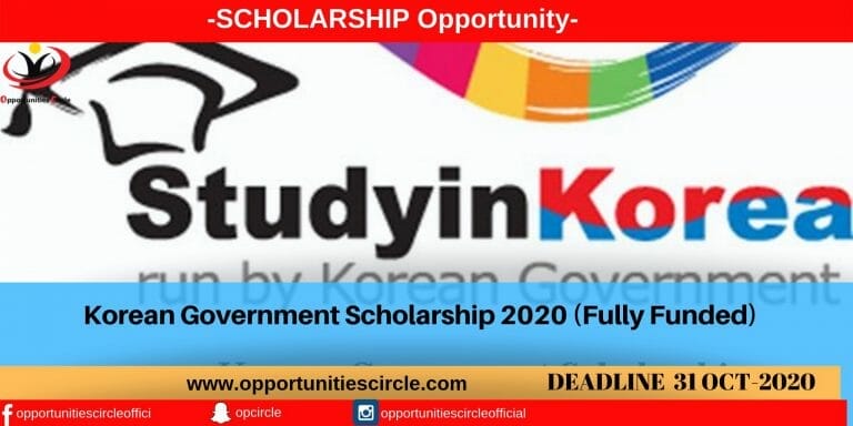 Korean Government Scholarship 2020 (Fully Funded)