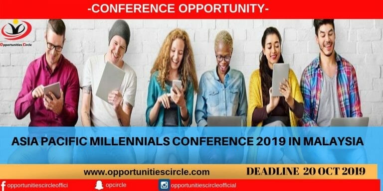 Asia Pacific Millennials Conference 2019 in Malaysia