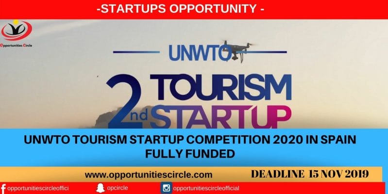 UNWTO Tourism Startup Competition 2020 in Spain Fully Funded