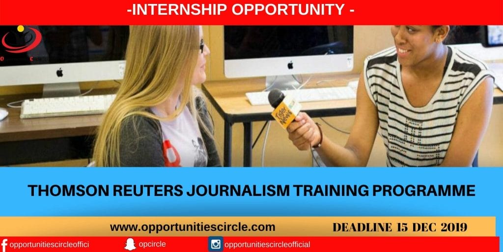 Thomson Reuters Journalism Training Programme