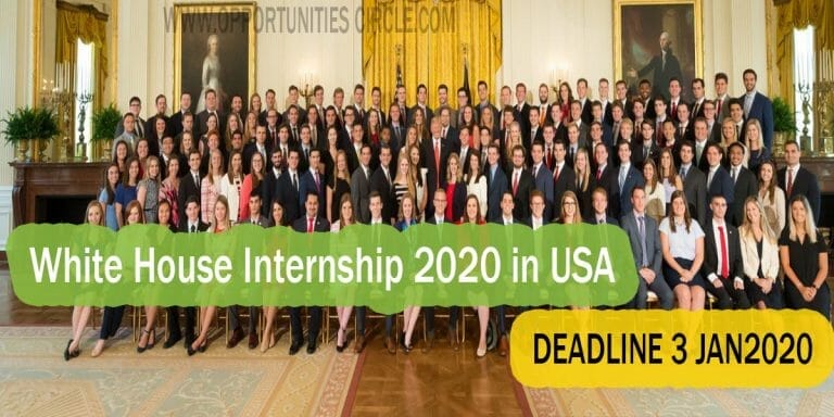 White House Internship 2020 in USA