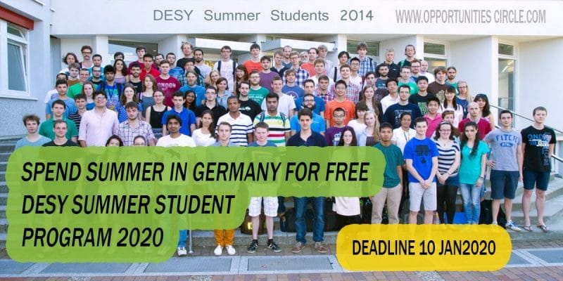 DESY SUMMER STUDENT PROGRAM 2020