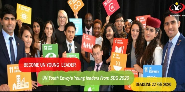 Become The UN Youth Envoy's Young leaders From SDG 2020