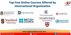 Top Online courses offered by International organization