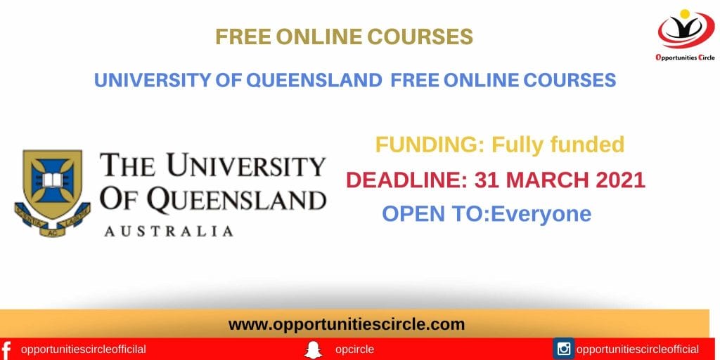 University of queensland free online courses
