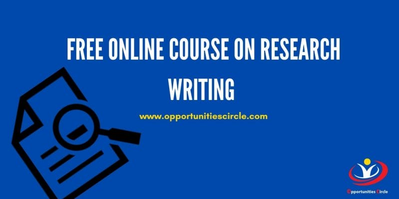 free online course on research writing