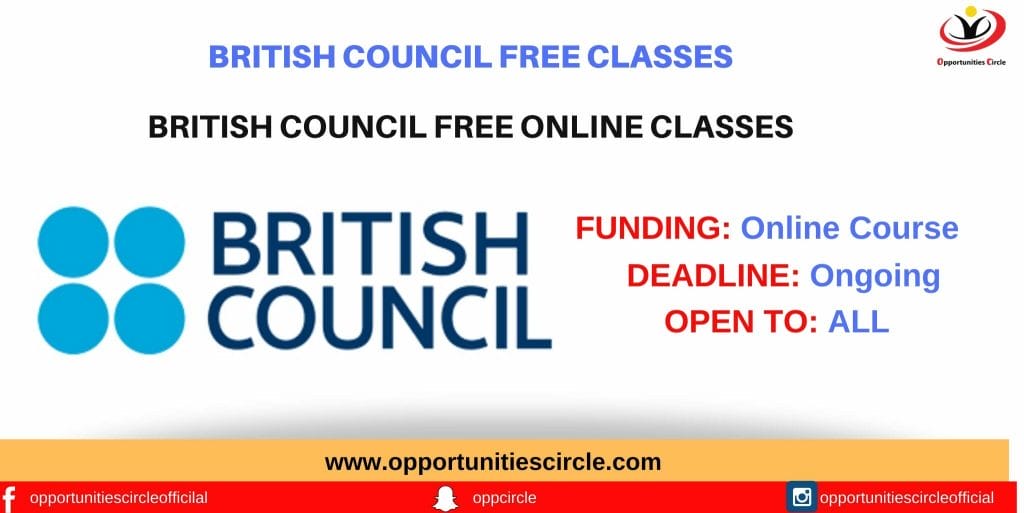 British Council Free Online Classes Teaching for Success