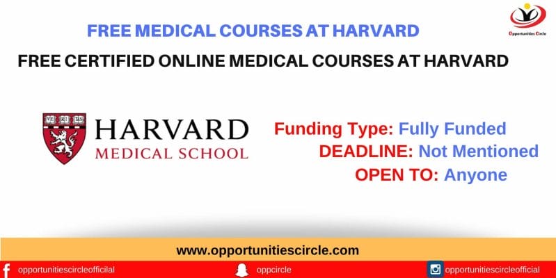 Harvard medical School Free Online courses with Certification