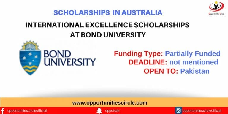 International Excellence Scholarships at Bond University