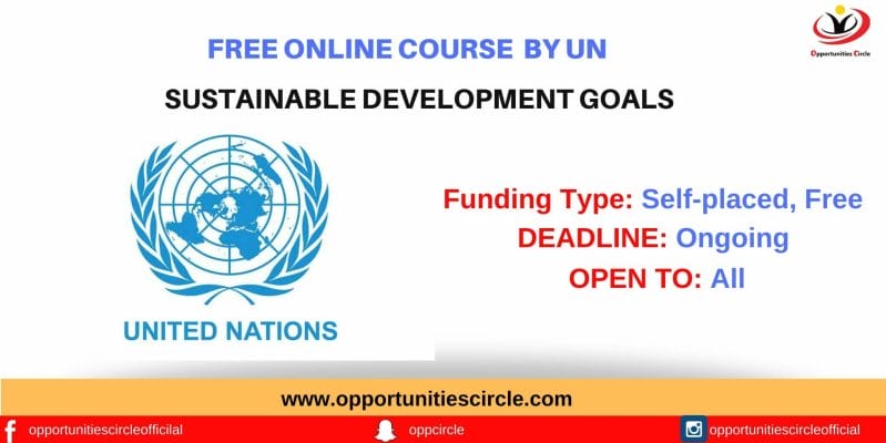 UN Sustainable Development Goals Free Online Course
