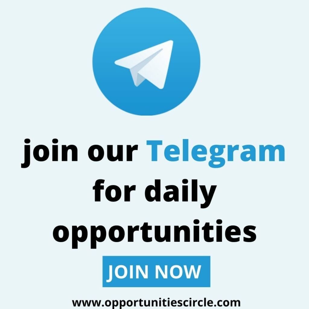 join telegram channel opportunitiescircle
