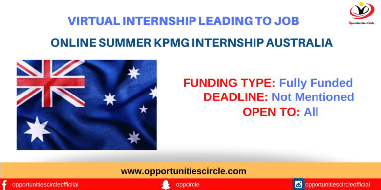 Online Summer KPMG Internship Australia Work From Anywhere