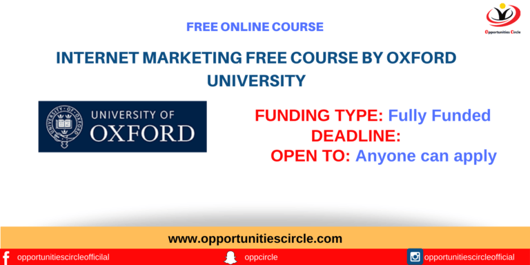 Internet Marketing Free Course by Oxford University