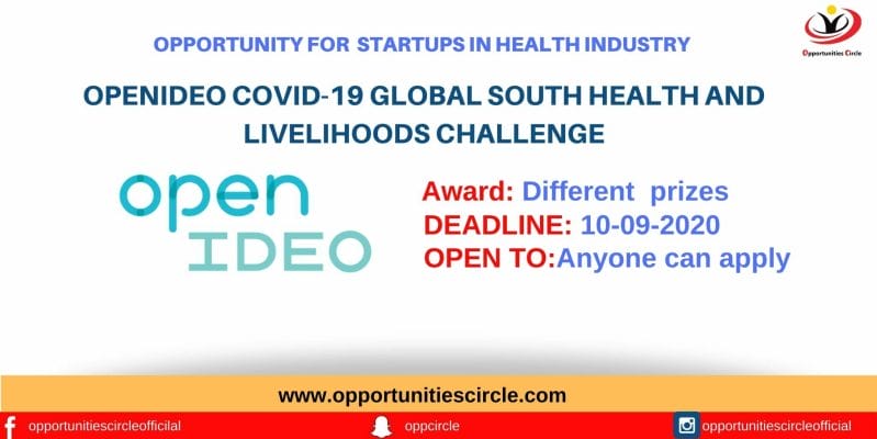 OpenIDEO COVID-19 Global South Health and Livelihoods Challenge