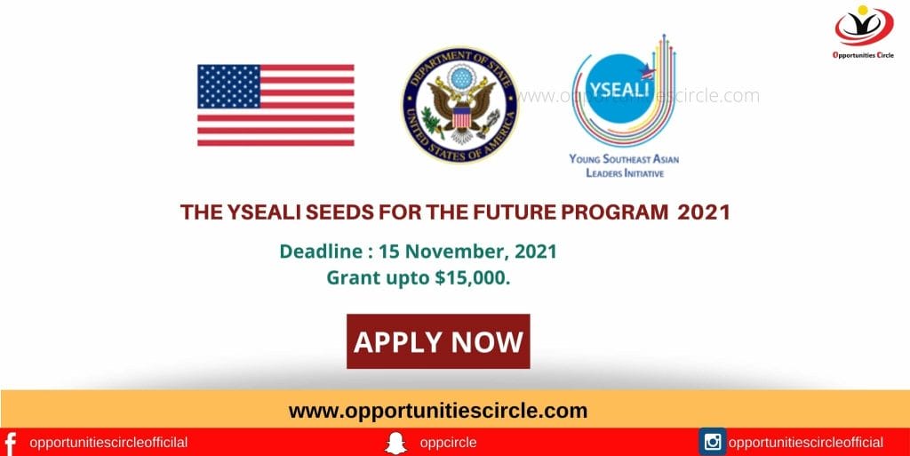 The YSEALI Seeds for the Future program 2020-21