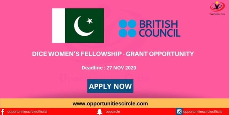 DICE Women’s Fellowship - Grant Opportunity
