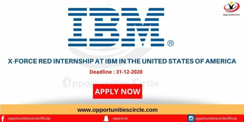 X-Force Red Internship at IBM in the United States of America