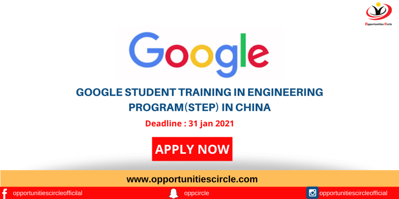 Google Student Training in Engineering Program(STEP) in China