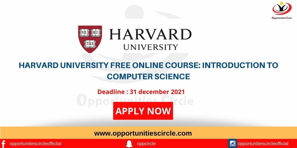 Harvard University Free Online course_ Introduction to Computer Science