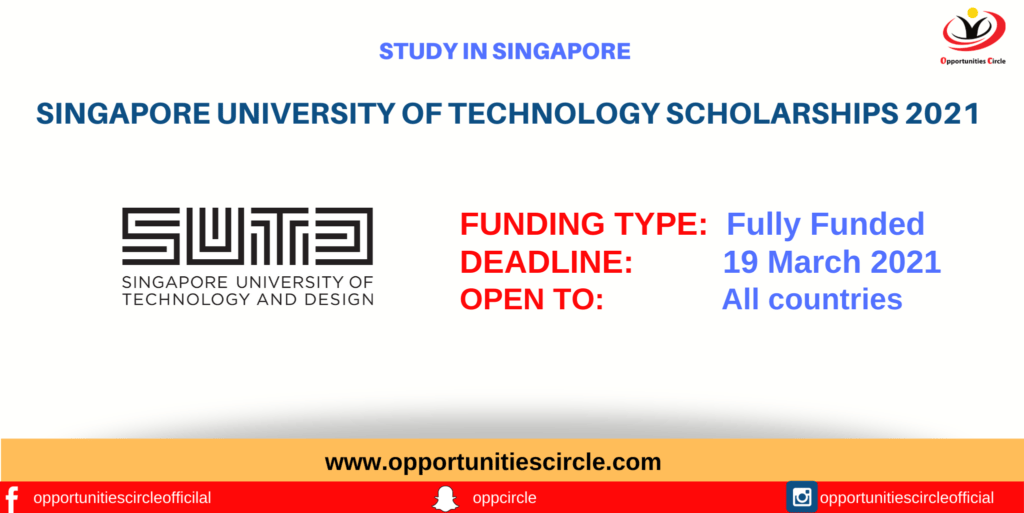 Singapore University of Technology Scholarships