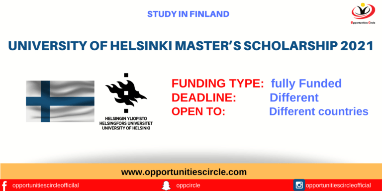 University of Helsinki Master’s Scholarship