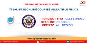 YSEALI Free Online Courses in Multiple Fields