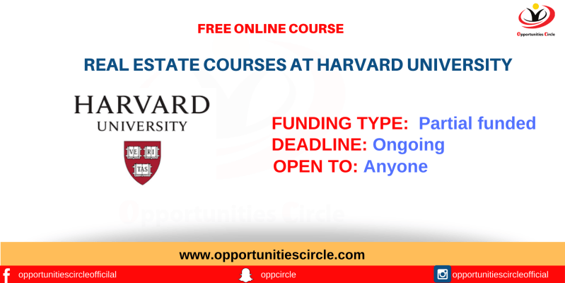 Real Estate Courses at Harvard University