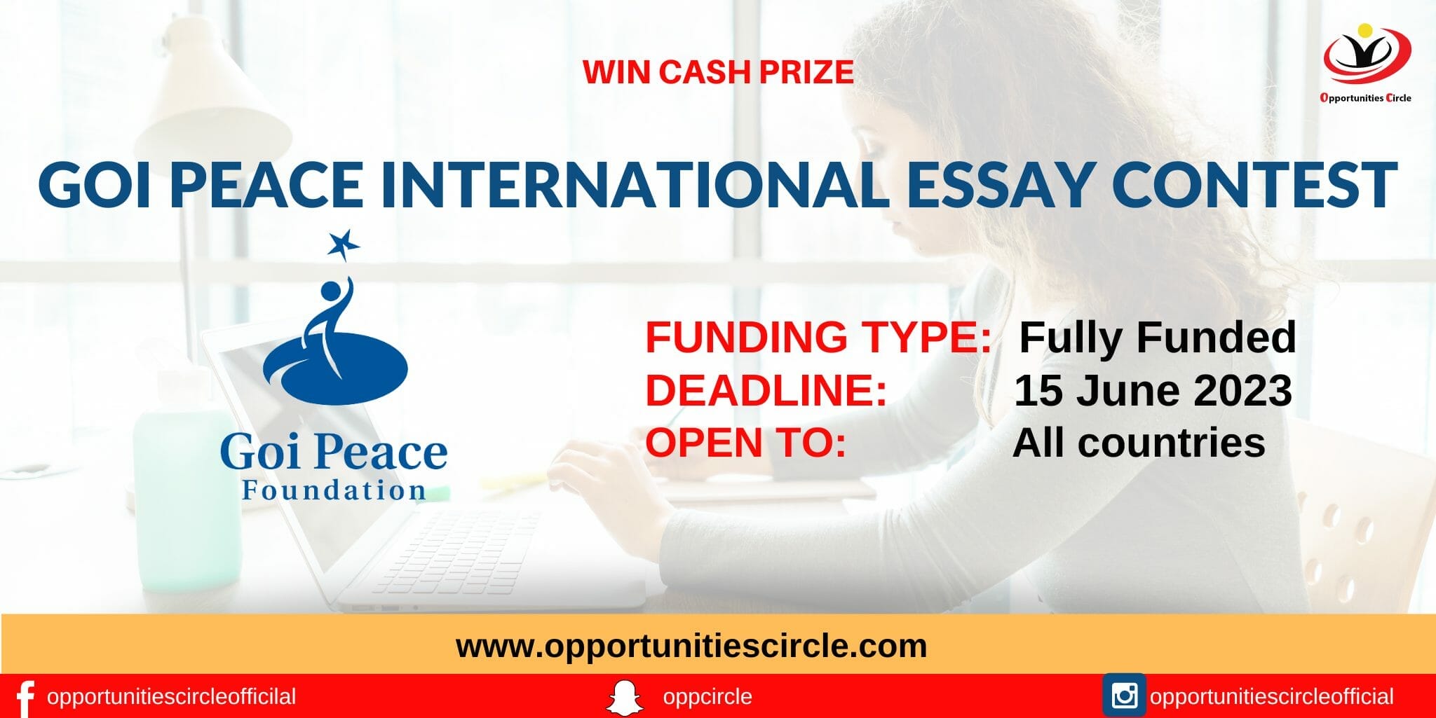 world essay competition 2023