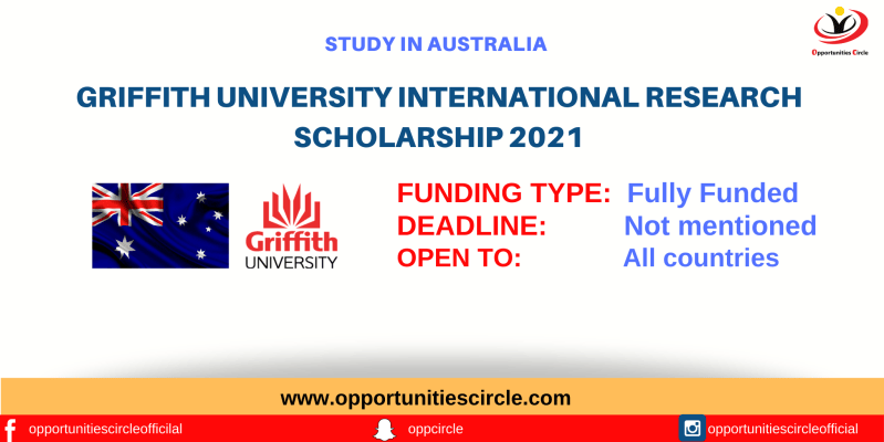 Griffith University International Research Scholarship