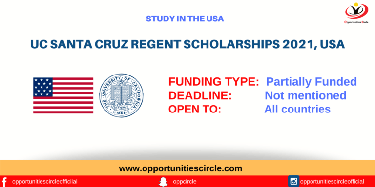 UC Santa Cruz Regent Scholarships