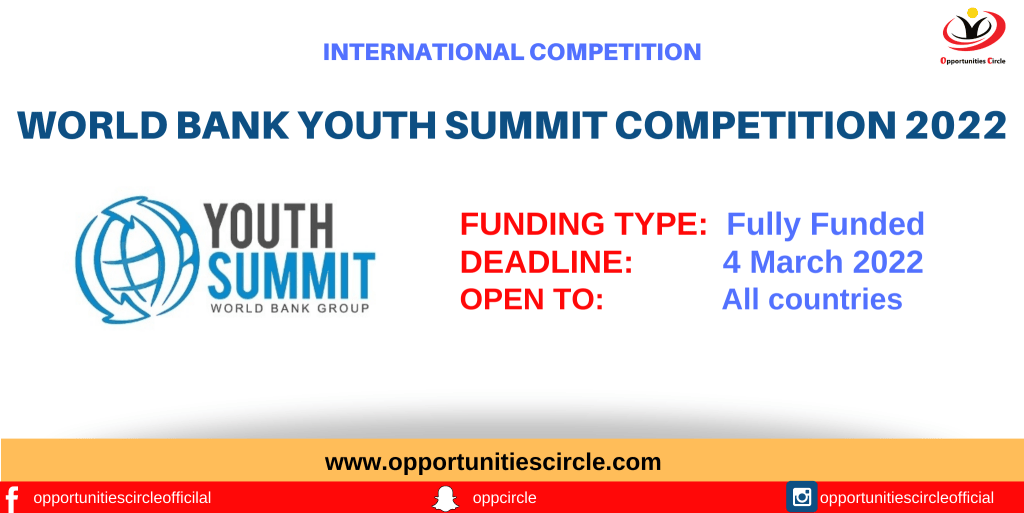 World Bank Youth Summit Competition