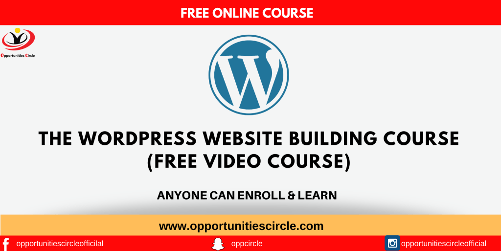 WordPress Website Building Course