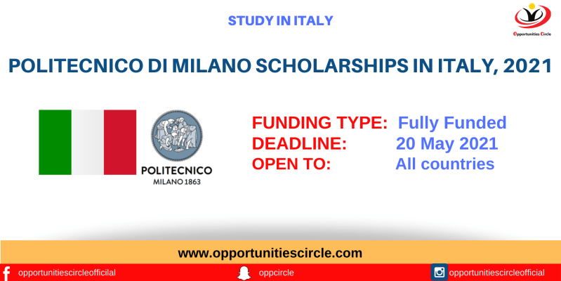 Politecnico di Milano Scholarships